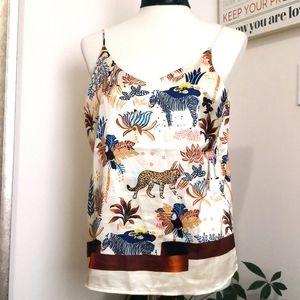 New top. Animals print 👣🐾 Silk.M-sz